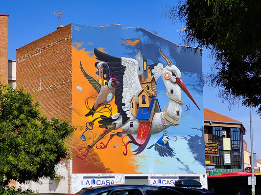 Street Art Guide Fuenlabrada - obra de DULK