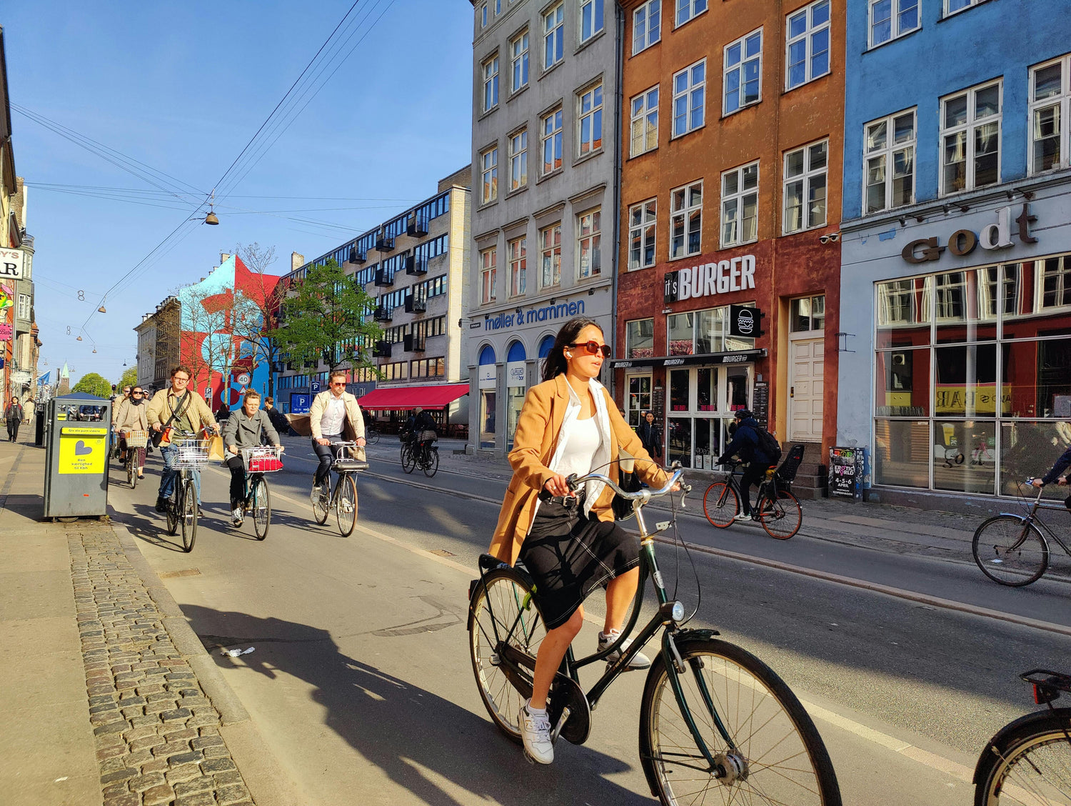 Bikes in Copenhagen, Denmark