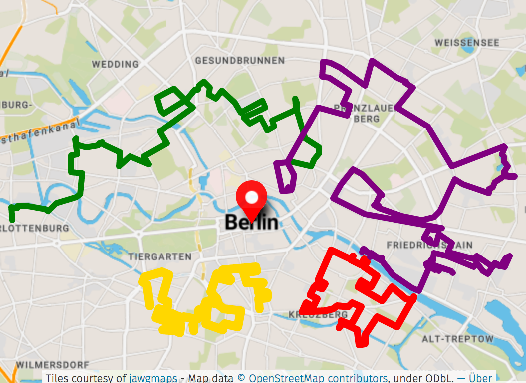 Street Art Hiking Trails & Bicycle Routes Berlin | 4 Art Walks in Berlin to explore on foot or by bike | Street Art Wanderwege & Fahrradrouten Berlin